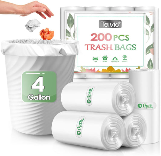 4 gallon trash bags 200pcs